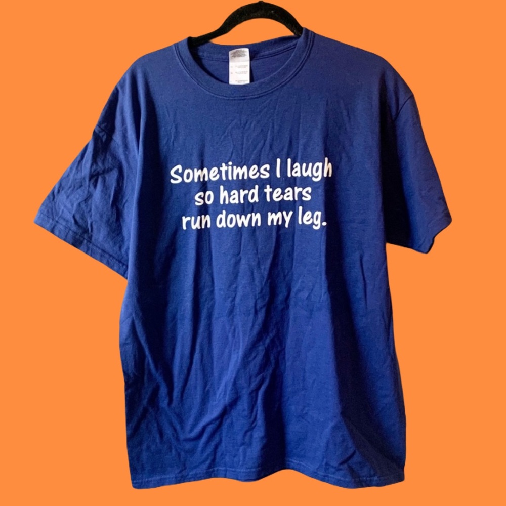 Vintage Gildan Tee w/ Funny Saying